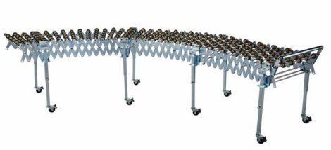 EXTEND EXE-103 Extensible conveyor with plastic roller type, width 500mm