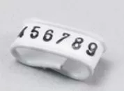 Klipsz szalag, Fehér, 500m, 0,7 mm, dupla acéldrót erősítéssel