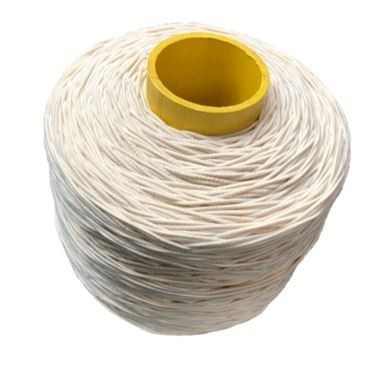 Fehér gumírozott PE zsinór három gumiszállal, 270 %, RIF19, 1,4 kg/tekercs