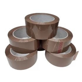 Ragasztószalag, PP/Akryl, barna, 48mm, 120m