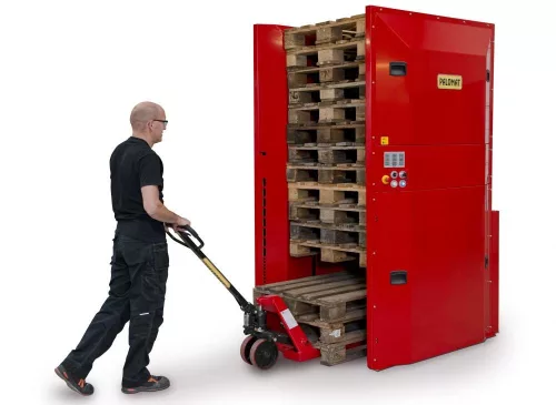 PALOMAT® Greenline automata raklapadagoló és tároló gép 
