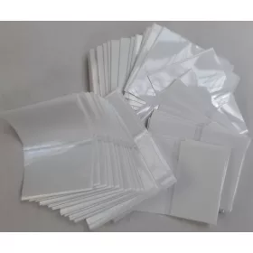   Fehér PVC sleeve-zsugorcímke hosszanti perforációval - darabolt - 55x42mm
