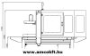 EXTEND TMD-C26UF Félautomata dobozzáró gép felső behajtóval