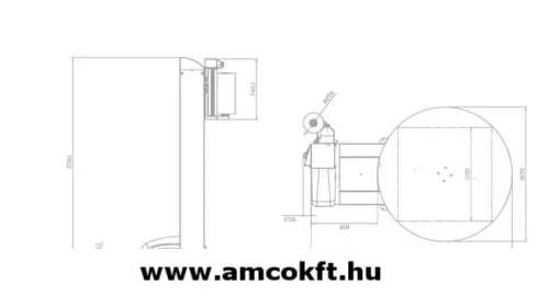 EXTEND EXP-403L Raklapfóliázó csomagológép rámpával
