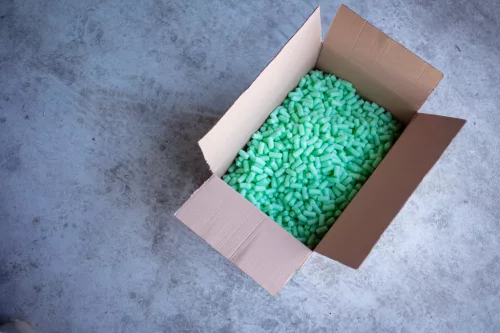 GreenFill biológiailag lebomló  térkitöltő hab, zöld, 100 liter/zsák 