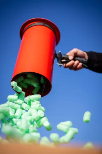 GreenFill biológiailag lebomló  térkitöltő hab, zöld, 100 liter/zsák 