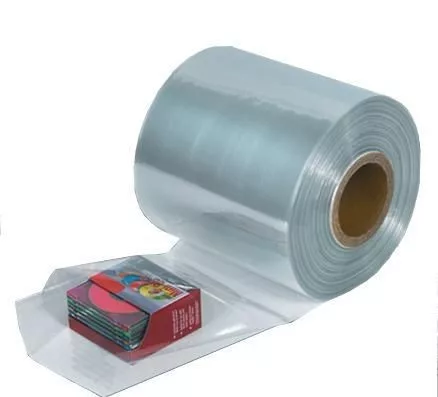 Zsugorfólia, PVC, féltömlő, 30my, 400mm, 360m, 11,2kg/tekercs