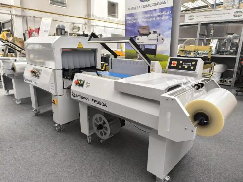 Felújított SMIPACK FP560A L-hegesztő T450 egykamrás zsugoralagúttal