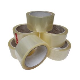 Ragasztószalag, PP/Hotmelt, áttetsző, 48mm, 120m