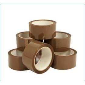 Ragasztószalag, PP/Solvent, barna, 48mm, 120m - HŰTŐHÁZI