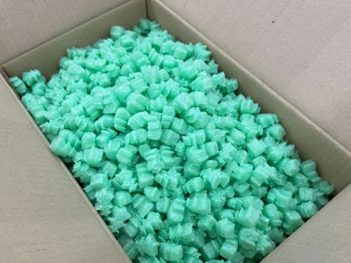 GreenFill biológiailag lebomló térkitöltő hab, zöld fenyő,  500 liter/zsák