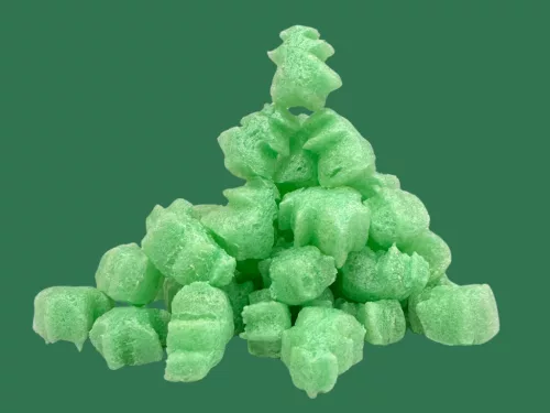 GreenFill biológiailag lebomló térkitöltő hab, zöld fenyő,  500 liter/zsák