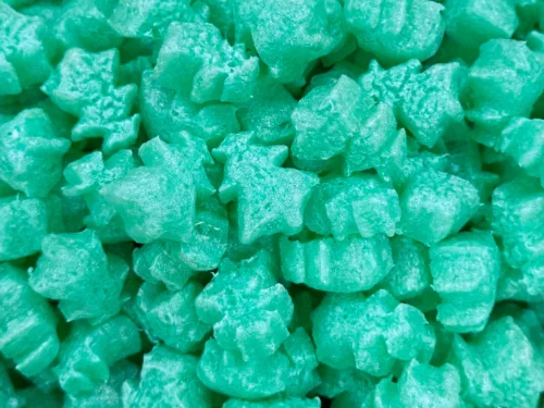 GreenFill biológiailag lebomló térkitöltő hab, zöld fenyő,  500 liter/zsák