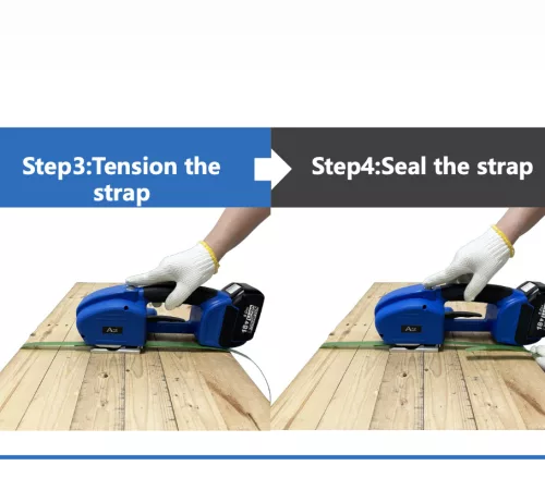 CYC-3000 battery powered strapping tool for 13-16 mm width plastic straps