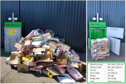 ECOBALERS VB150 - Vertikális Hulladékpréselő