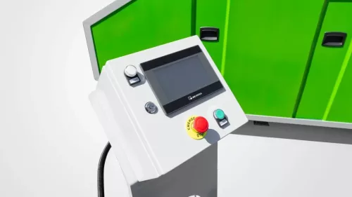 Vízszintes félautomata bálázó hulladékpréselő Ecobalers HSAB 400