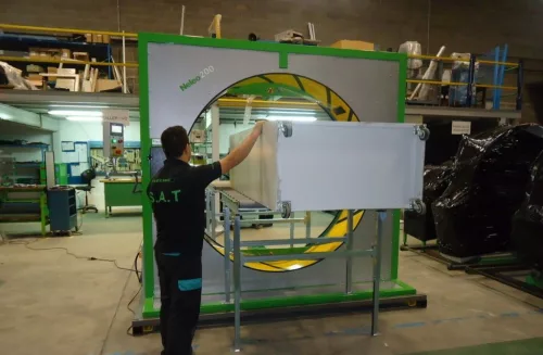 PLASTICBAND NELEO200 Semi automatic orbital wrapping machine