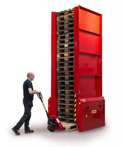 PALOMAT® Flexomatic automata raklapadagoló és tároló gép 