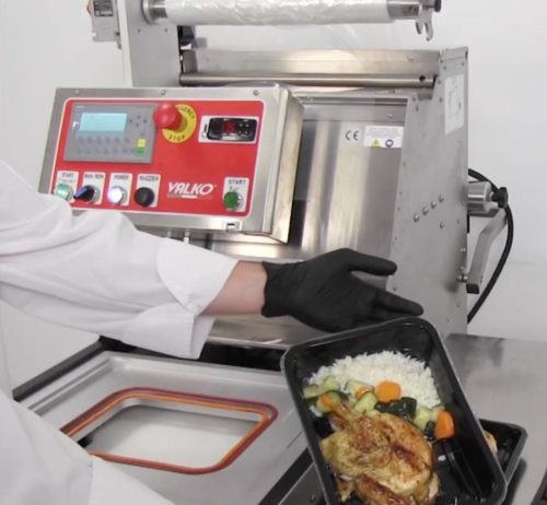 VALKO TVG 60 H35 kombinált tálcazáró gép védőgáz és skin funkcióval