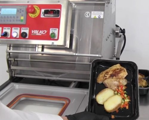 VALKO TVG 60 H35 kombinált tálcazáró gép védőgáz és skin funkcióval