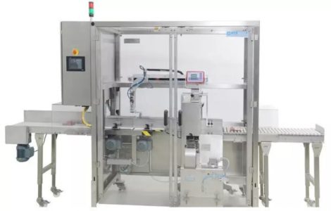 ATS US-2100 IBL-CB-R banding machine for food packaging with wide bands